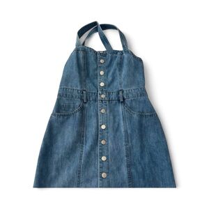 NWOT 100% Cotton Denim Mini Skirt Style Dress